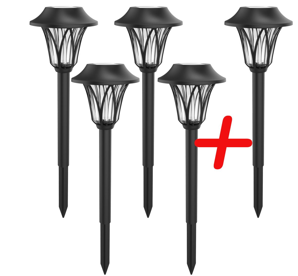 1+4 מתנה - תאורה סולארית דגם ורונה בצבע לבן חם 6 LUM עמיד במים 1+4 מתנה - תאורה סולארית דגם ורונה בצבע לבן חם 6 LUM עמיד במים