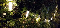 שרשרת נורות 10 מנורות פחם אדיסון גרילנדה לד סולארית אורך 3.6 מטר