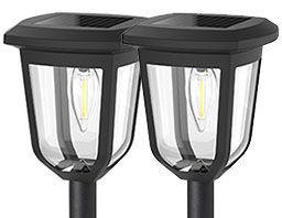 תאורה סולארית לגינה דגם סלוניקי עם נורת אדיסון 10 LUM תאורה סולארית לגינה דגם סלוניקי עם נורת אדיסון 10 LUM