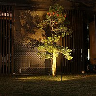 תאורת חוץ סולארית לגינה סט 4 ספוטים מקצועיים תאורה בגוון חם